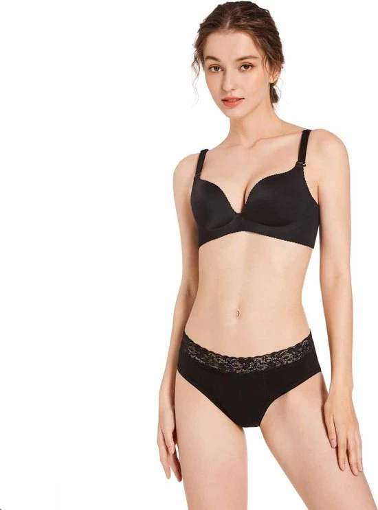 Korting ⌛ Bamboozy Menstruatie Ondergoed 4-laags Mid-Heup Maat XL 42-44 Zwart Period Underwear Duurzaam Menstrueren Incontinentie Zero Waste Daisy ✨ 8 Korting ⌛ Bamboozy Menstruatie Ondergoed 4-laags Mid-Heup Maat XL 42-44 Zwart Period Underwear Duurzaam Menstrueren Incontinentie Zero Waste Daisy ✨ - Afbeelding 6