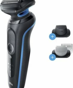 Nieuw ⌛ Braun Series 5 50-B1620s - Elektrisch Scheerapparaat Mannen - 2 EasyClick-opzetstukken 😀 -Oral-B Shop 550x744 1