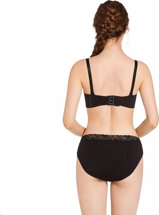 Korting ⌛ Bamboozy Menstruatie Ondergoed 4-laags Mid-Heup Maat XL 42-44 Zwart Period Underwear Duurzaam Menstrueren Incontinentie Zero Waste Daisy ✨ 9 Korting ⌛ Bamboozy Menstruatie Ondergoed 4-laags Mid-Heup Maat XL 42-44 Zwart Period Underwear Duurzaam Menstrueren Incontinentie Zero Waste Daisy ✨ - Afbeelding 7