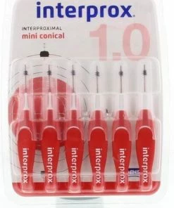 Korting 😀 Interprox Premium Ragers Mini Conical Rood 2-4 Mm - 6st 🔥 -Oral-B Shop 550x749 1