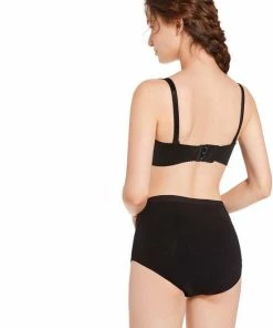 Groothandel ⌛ Bamboozy Menstruatie Ondergoed 4-laags Hoge Taille High Waist Corrigerend Maat 4XL 48-50 Zwart Period Underwear Duurzaam Menstrueren Incontinentie Zero Waste Madelief ⌛ -Oral-B Shop 550x752 2