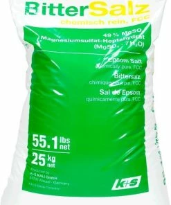 Begroting 👏 SOLMAG Epsom Zout - Bitterzout - Magnesiumsulfaat - Badzout - 25 Kg - In Zak - Voetenbad 🛒