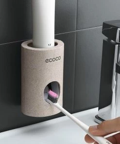 Flash-uitverkoop 🎉 Ecoco Premium Automatische Tandpasta Dispenser / Toothpaste Dispenser / Tandpasta Houder / Tandpasta Knijper 🥰