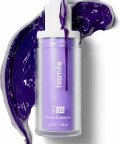 Beste Verkoop 🥰 Hismile V34 Colour Corrector Serum - Paarse Tandbleekmiddel - Tandvlek Bleken - Tanden Bleken 🎉