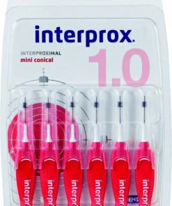 Korting 😀 Interprox Premium Ragers Mini Conical Rood 2-4 Mm - 6st 🔥