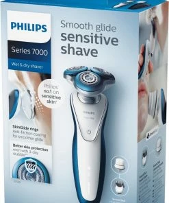 Beste recensies van 🥰 Philips SHAVER Series 7000 S7520/50 Roterend Scheerapparaat - 100% Waterdicht - Trimmer - Blauw, Wit ⭐ -Oral-B Shop 550x835